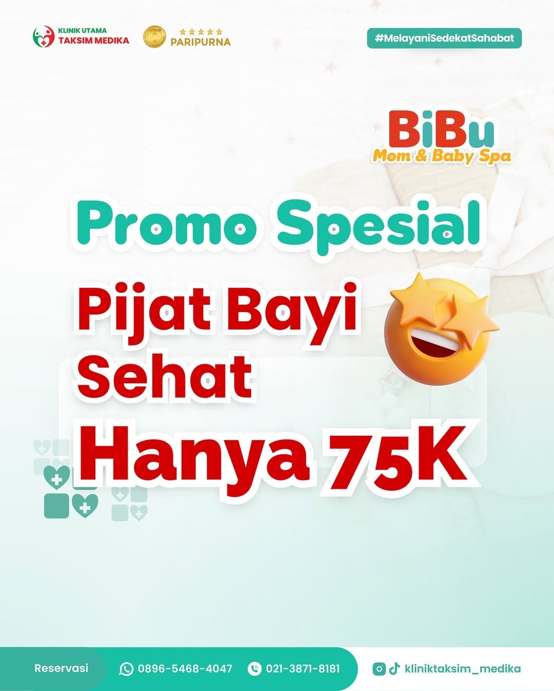 Pijat Bayi Sehat hanya Rp75.000